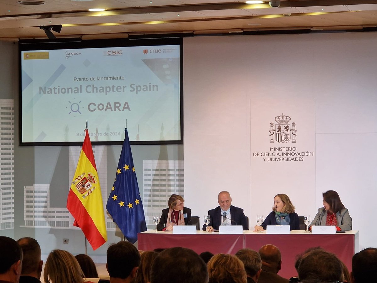 pablodeolavide's tweet photo. La UPO, presente en la inauguración del #NationalChapterSpain de @CoARAssessment con la asistencia de la directora de @bibupo @rociofercor
📚 @amdelvaz, jefe de Servicio de Apoyo al Aprendizaje y la Investigación en @bibupo, participa en la mesa sobre experiencias institucionales para la reforma de la #evaluación de la investigación en #Espana