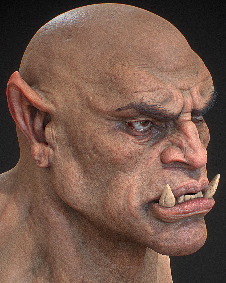 The Orc.

#zbrush #zbrushsculpt #marmosettoolbag
#artsof3dclass #zbrush #3d #lookdev #gamedev #3dart #zbrushcentral #collectibles #3dartist #3dcharacterdesign #3dcharacter #maxonzbrush #creaturedesign #realtime #realisticrender #realtimerendering #warcraft #blizzard #turntable