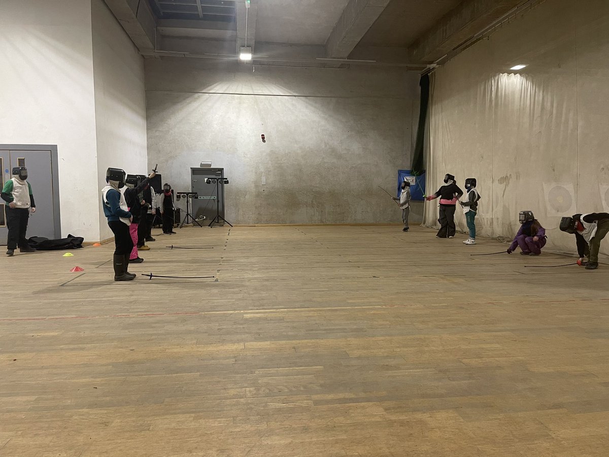 Y6Durham's tweet photo. Our first activity on our last day was fencing @MeadsteadPA @AETAcademies https://t.co/9IDjZgXprw