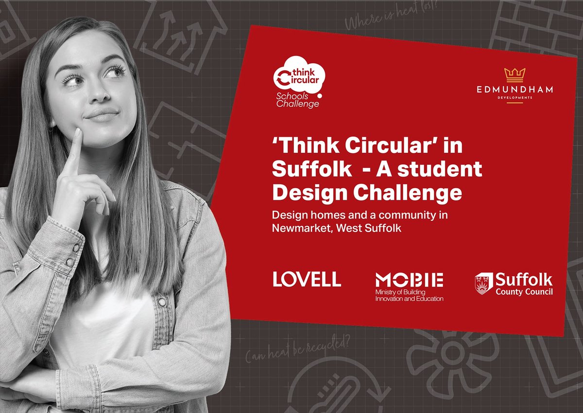 @MOBIEhome with Edmundham Developments, a joint venture between @Lovell_UK & @suffolkcc, have launched a design challenge for young people aged 5-18.  We want you to create green homes for #newmarket. Closing date 12th April. For more details visit rb.gy/c1s2w7