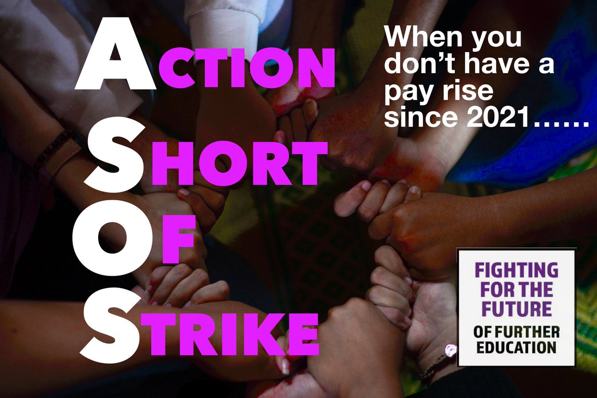 🚨Action short of strike 

❓When? 

🗓️Monday 12th February

📍Where? 

🏫Every college in Scotland 

❓Why? 

😡No pay rise since 2️⃣0️⃣2️⃣1️⃣

#FightingForFe