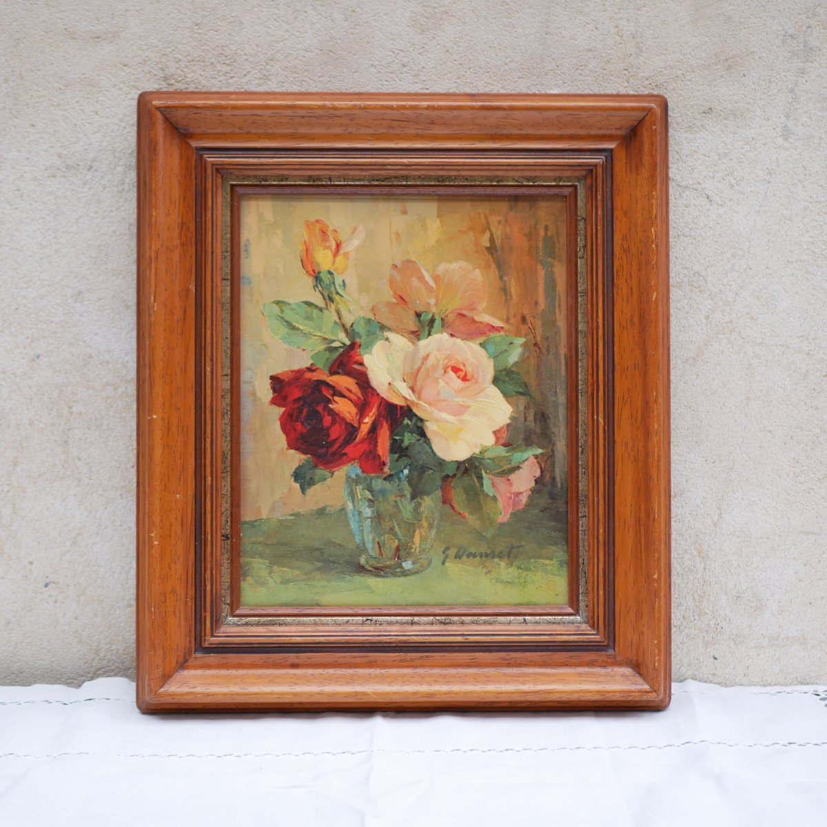 We have two beautiful paintings by Georges Danset  listed in the Catawiki 'Art Crush' Auction which starts at 12 noon CET today.  Happy Bidding! <a href="/Catawiki/">Catawiki</a> #GeorgesDanset #Danset #Flowers #OilPainting #VintageFrench #FrenchArt #Auction #HappyBidding #StillLife #MidCentury