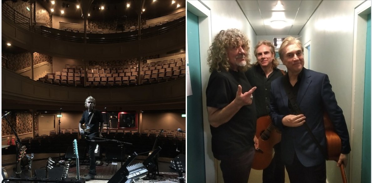 Just in case you think Declan had splashed out on that collection of instruments in front of him, I should point out that they belonged to Robert Plant's Saving Grace. But it's our own show at The Theatre Royal, Waterford this Saturday. Tickets: the4ofus.com/shows/