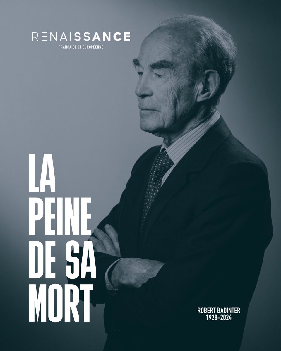 Robert Badinter n’est plus. Un géant nous quitte. La France perd un grand homme.

Ses combats pour la dignité humaine et contre toutes les formes de haine nous obligent.