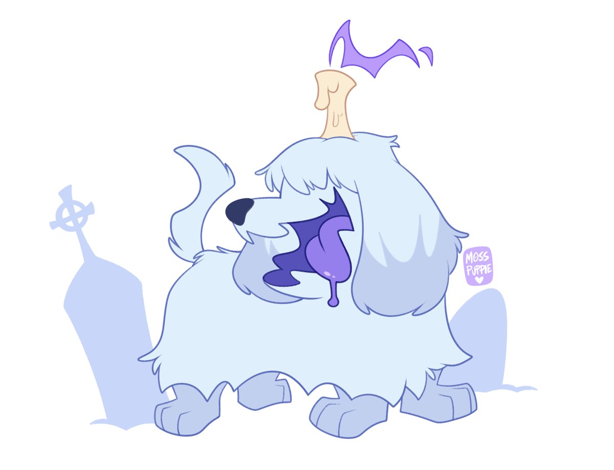 mosspuppie's tweet photo. wruff #greavard #pokemon https://t.co/49mIOePl7U