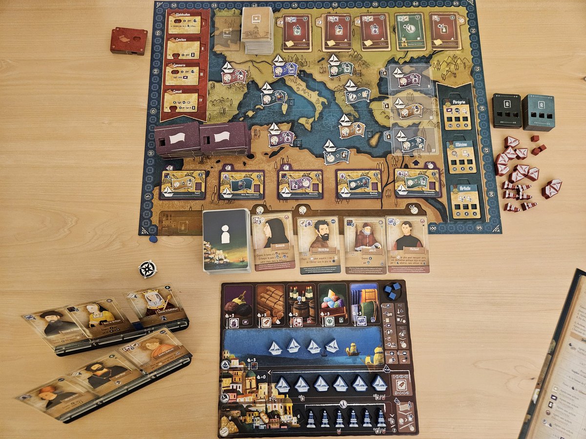 Sébastien viriot (@sebviriot) on Twitter photo Découverte du solo du #j2s Amalfi édité par <a href="/GamesSylex/">Sylex_games</a> c est fluide casse tête avec un matos de superbe qualité et les petits textes historiques des personnages j adore 🤩🤩🤩
#sologaming #boardgames #boardgame Découverte du solo du #j2s Amalfi édité par <a href="/GamesSylex/">Sylex_games</a> c est fluide casse tête avec un matos de superbe qualité et les petits textes historiques des personnages j adore 🤩🤩🤩
#sologaming #boardgames #boardgame