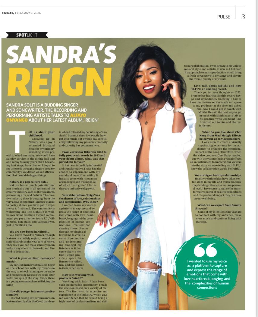On Todays Standard newspaper🗞️🚨
Spotlight on Reign 💡👑
@standardkenya @pulsekenya @pulselivekenya 

Tag me when you see it 😍🤍
 
Powered by <a href="/notanartist__/">The Creative Alike</a> 🚀🗺️🎛️
<a href="/O_Alfayo/">Alfayo Junior</a>