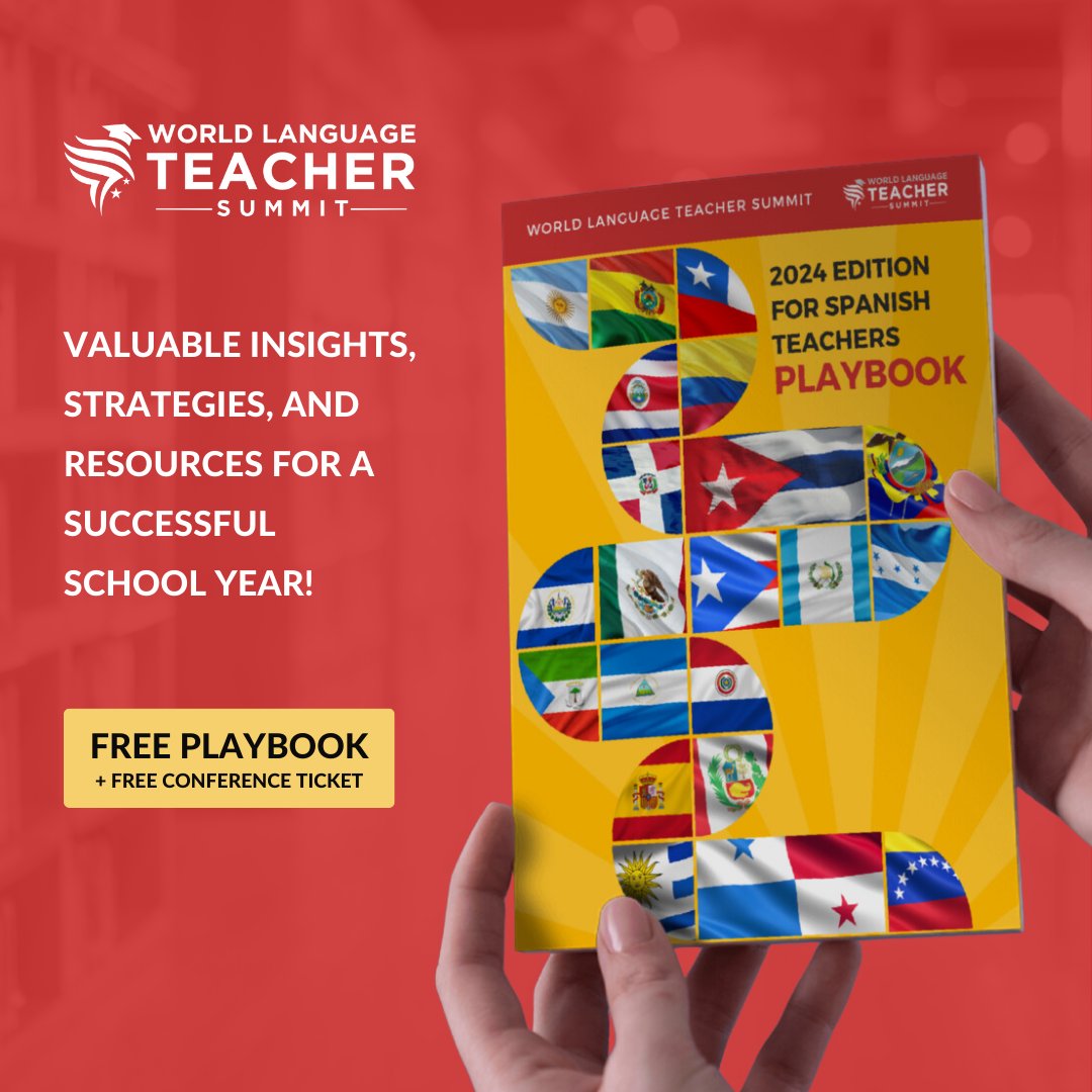 SpeakingLatino's tweet photo. Tomorrow is the big day! Whether you're a language teacher, enthusiast, or simply curious about language education, the World Language Teacher Summit is for you. Let's come together to shape the future of language learning. Register now for free! 📆🗺️ #LanguageSummit #WLTS24SPA https://t.co/E62IJtK43g