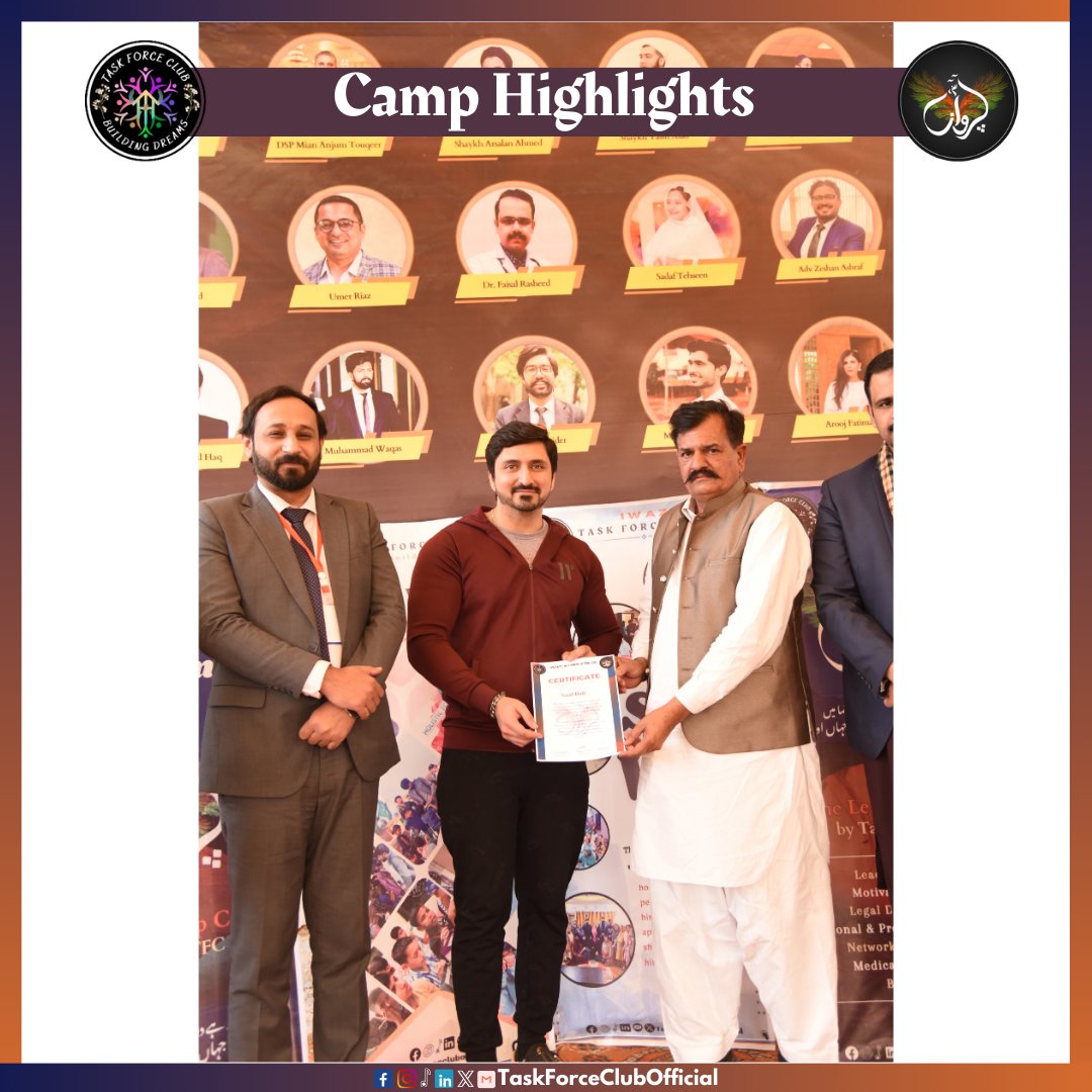 taskforceclub's tweet photo. 🔥 Empowering others starts with leading yourself!
Shots from Parwaaz Leadership Camp 🌟
.
.
#leadershiptraining #FutureLeaders #parwaazcamp #lahore #pakistan #IWAZ #TFC #taskforceclub https://t.co/xn02Ocob2X