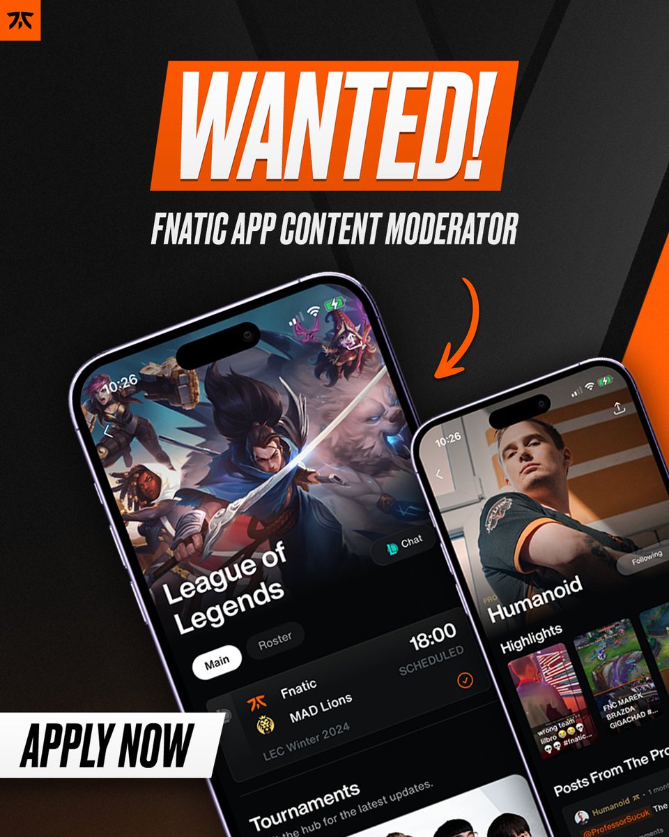 FNATIC tweet media