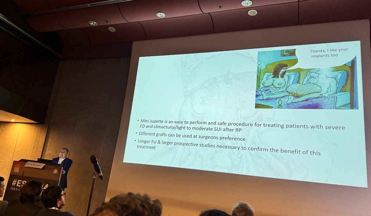 Mini-Jupette is back in style 🩲
<a href="/KoenraadvanRen1/">Koenraad van Renterghem</a> straight-to-the-point at the #ESGURS session.

<a href="/essm_tweets/">European Society for Sexual Medicine (ESSM)</a> 
#ESSM24