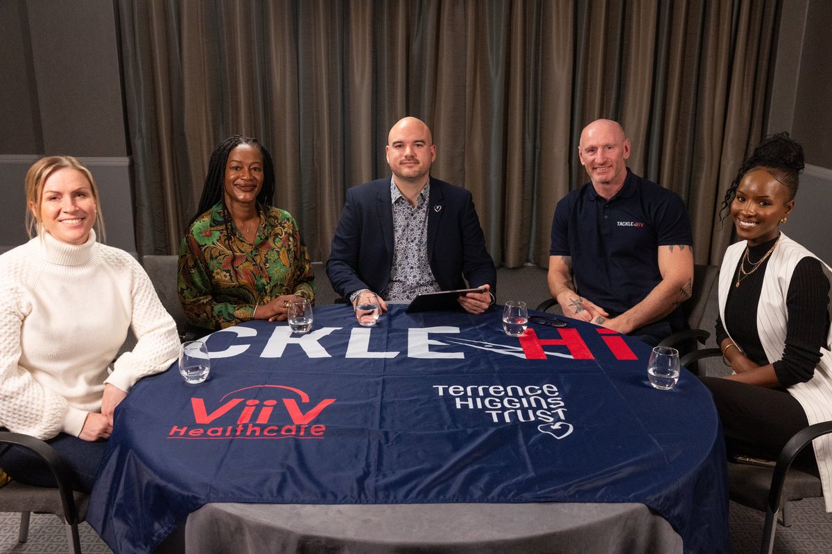 This week is National #HIVTestingWeek. With @ViiVHC & @tacklehiv we brought together an expert panel from sport, health and advocacy, to discuss the importance of testing. Thanks @gareththomas14, @nolli15, @sarahmulindwa, @RichardAngell, & @DrNnekaNwokolo, for invaluable insights