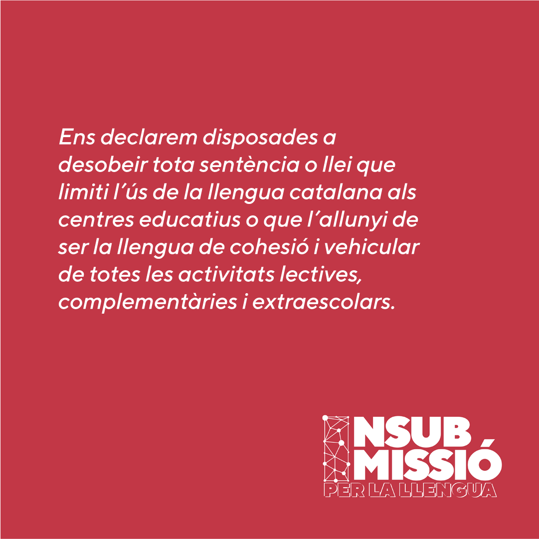 Ningú ho farà per nosaltres.

#Desobeïm