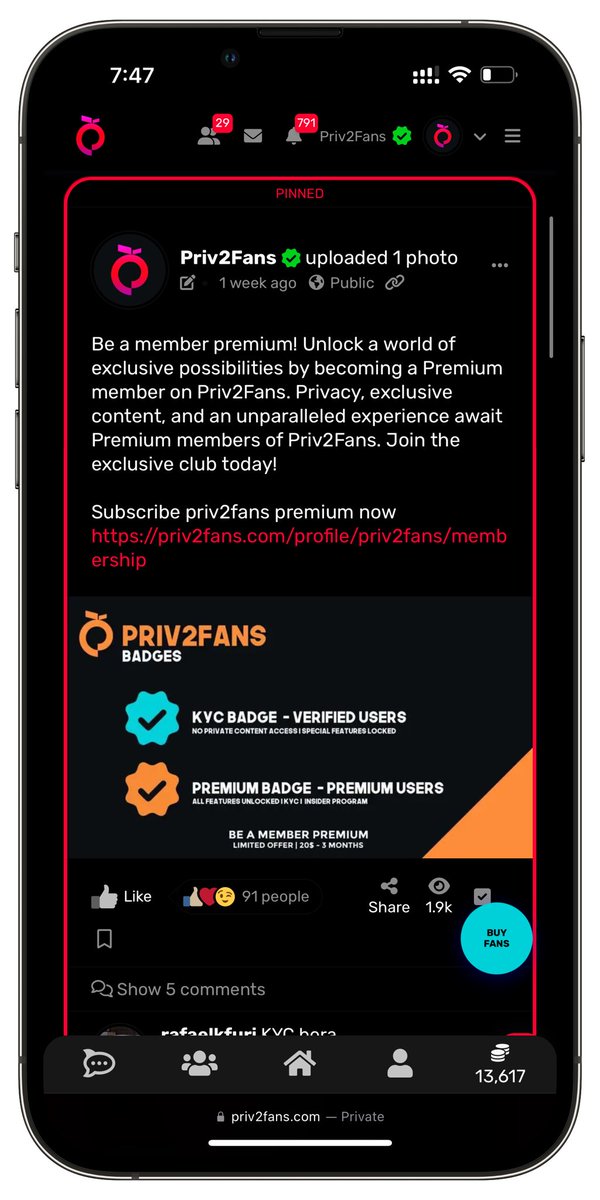 You already subscribed on #Priv2fans? Subscribe now and have a social network interaction like never before. Discover our models and content creators. Embark in a new immersion of web3 #SocialFI. 💎