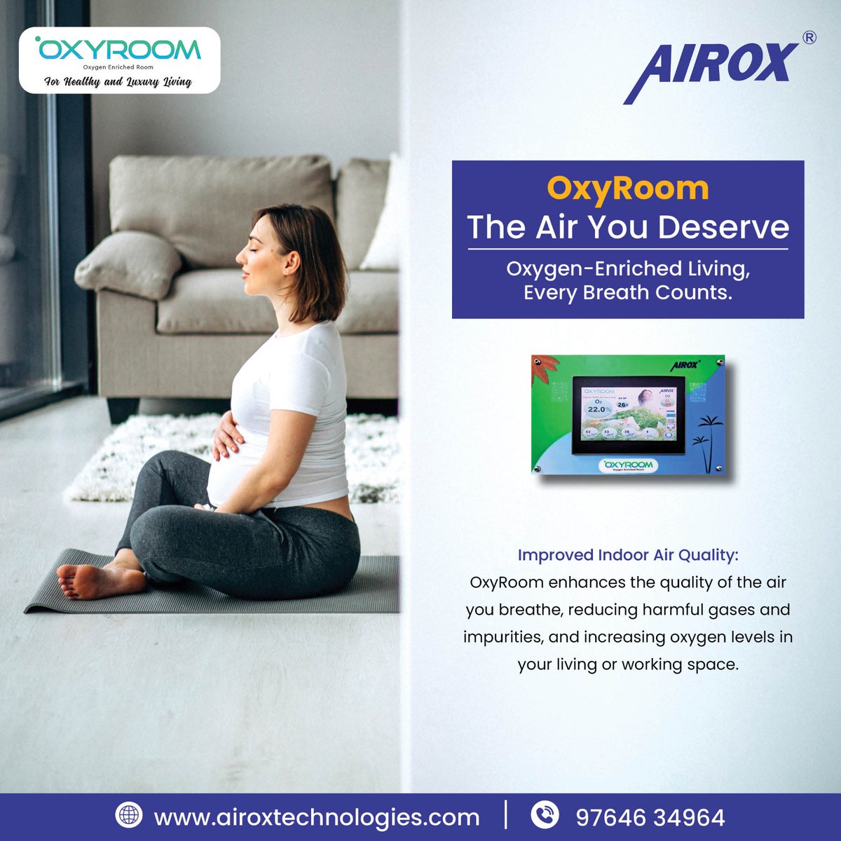 AiroxLtd's tweet photo. In This Air Pollution Get Authenticated Solution by Airox
Breathe Easy: Join the OxyRoom Revolution to Conquer the City's Air Pollution.
Price Starting from 18 Lacs
Call : 75077 21736
#airox #airoxtechnologies #oxygen #oxygenforhealthyliving #oxyroom #airpollution https://t.co/JNe0hMHIPq