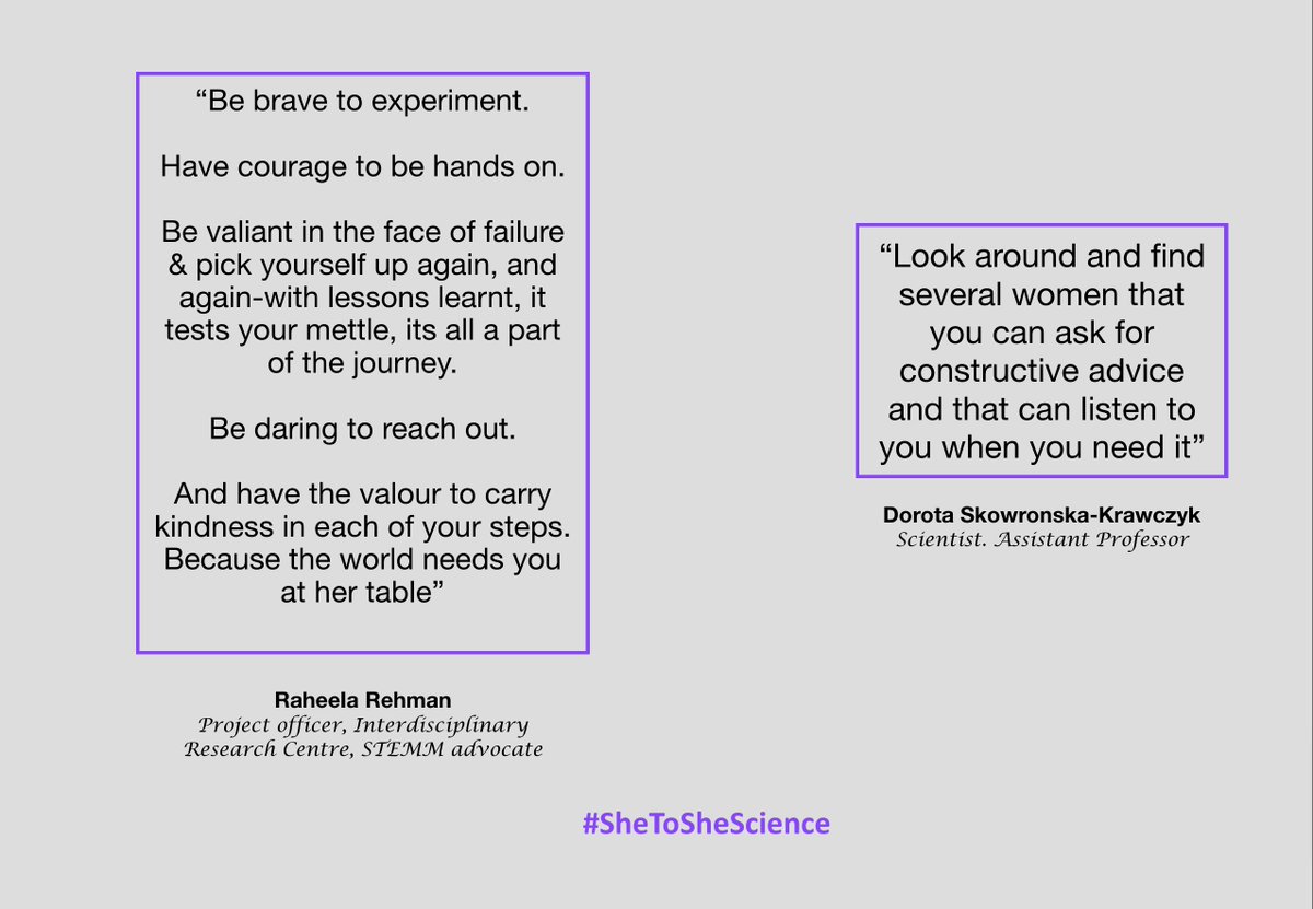 FauziatuAhmed's tweet photo. As we approach International Day of Women & Girls in Science, a reshare of some of messages we received from amazing #womenscientists that were shared during #SheToSheScience last year in #Mauritius
Their advice are still very relevant & applicable
#givegirlsrolemodels #IDWGS https://t.co/rT4FMiiEmO