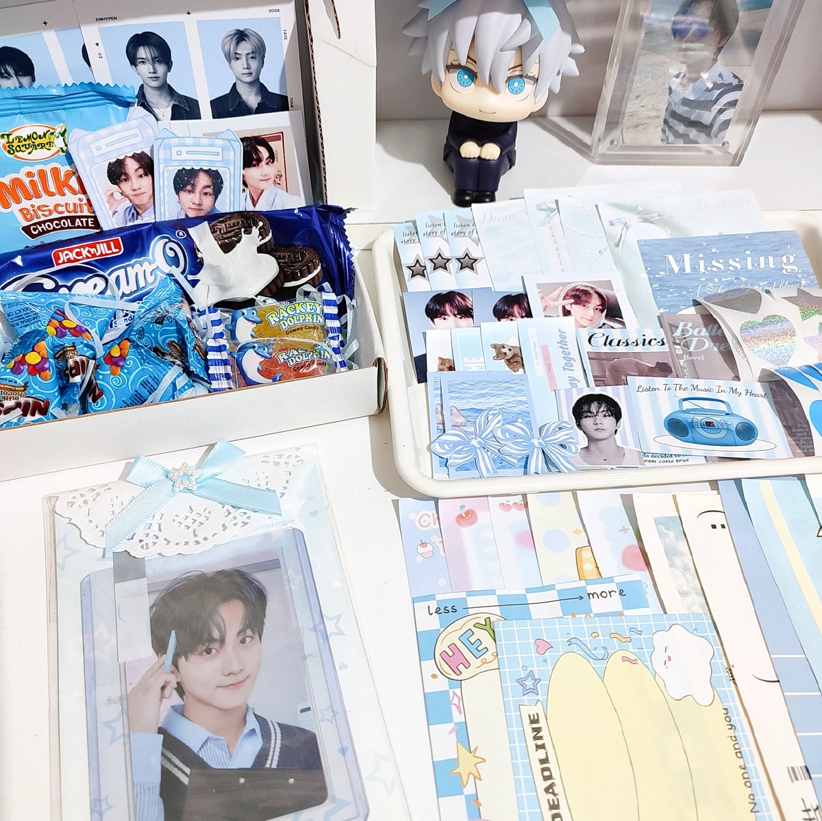 bluemoiselle's tweet photo. ꒰︎︎ jungwon birthday giveaway ph ꒱  ᵕ̈ 

1 winner of won blue care package 🩵
2 winners of fate sticker freebies 🫧

mechanics:
⟡ mbf, like, and rt
⟡ drop bday tags &amp; ur fave jw pic
⟡ winners must be willing to shoulder lsf

ends today at 11 pm .ᐟ https://t.co/KvftDjWg2q