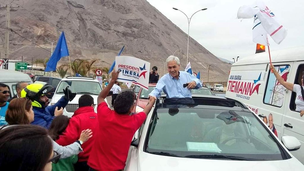 Ya han pasado algunos días de su partida y vienen a mi una serie de recuerdos como los vividos en una desafiante segunda campaña para ir a la Presidencia el año 2017, entre otros más.

Un gusto haber sido parte de su equipo Presidente Piñera. Descanse en Paz jach'a jilata! 🕊