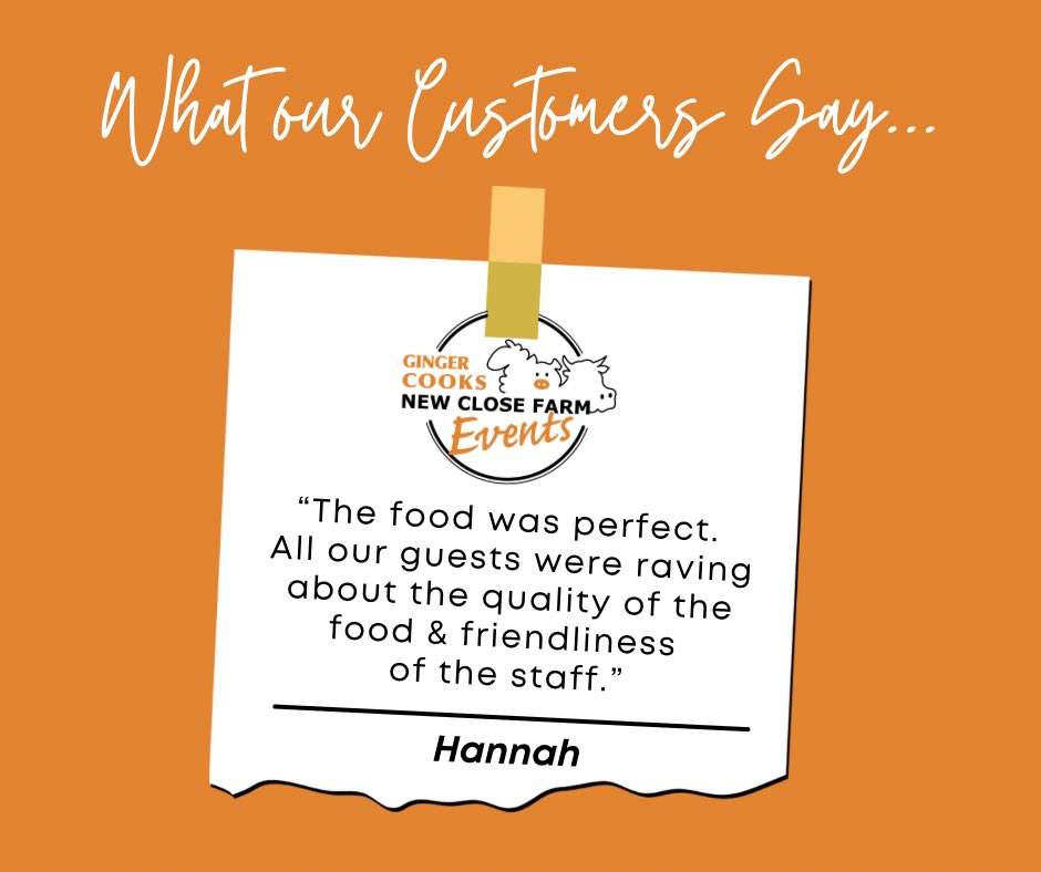 Planning a summer wedding &amp; looking for a local caterer? 

Read what Hannah said when we catered at her wedding in September 2023 on our FB Page: 

facebook.com/share/p/6REfqm…

#gingercooks #caterers #weddings #yourfood #yourday #yourway