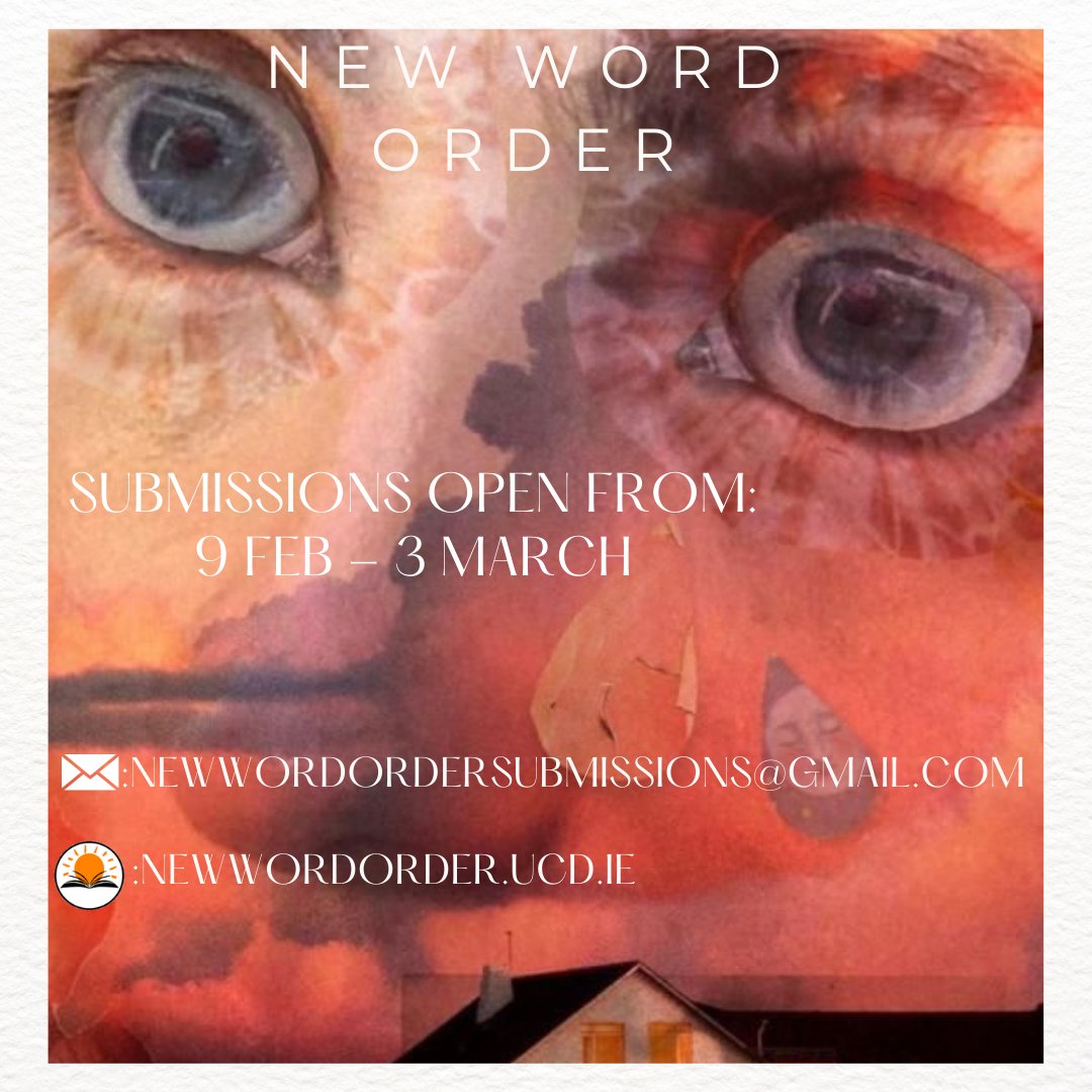 newwordorderlit's tweet photo. New Word Order Issue VIII starts today! "Journey" on over to our Instagram and keep an eye out for our new prompt! 👀
#NewWordOrder #IssueVIII #Submissions #writers #artists https://t.co/RxJzUW0g68