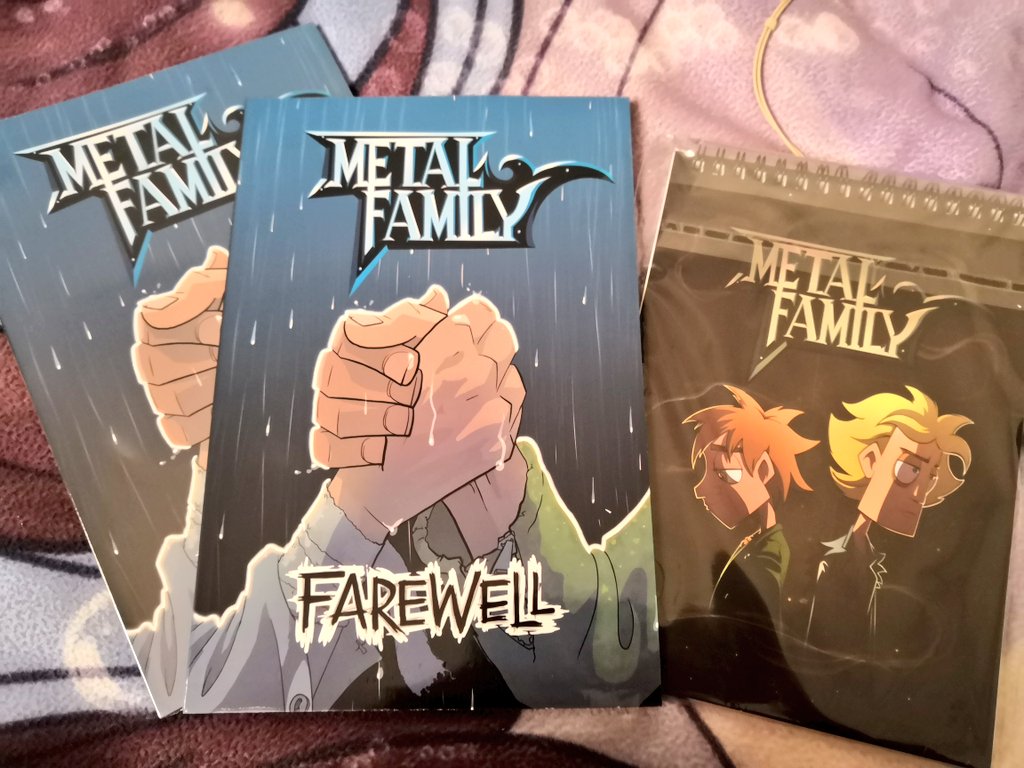 futagogo's tweet photo. So THAT'S why shipping was so expensive! 😂 The English #metalfamily comic arrived in no time flat!💨 This thing's top-notch quality with full-colored paper stock!
Yes, Bob, great news, indeed! 😌
(There's also something so satisfying about seeing him say the word "lovebirds.") https://t.co/VbqdVkJumZ