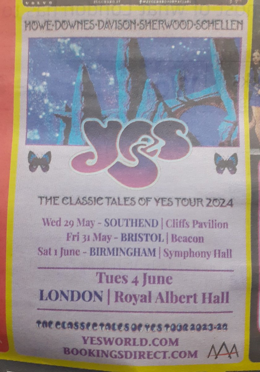 Yes in the London paper today. I shall see you at three of them as usual 🙂👍.