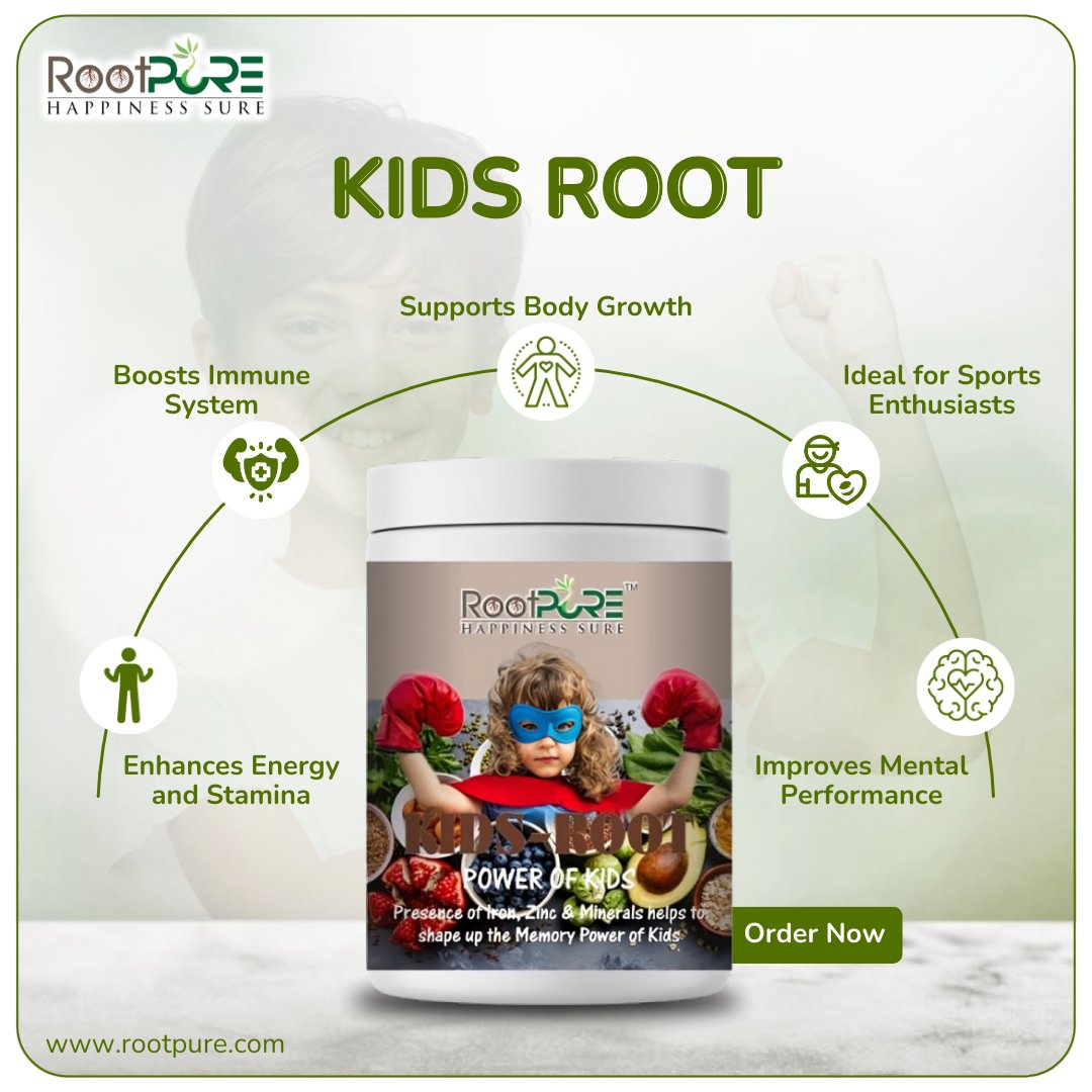 Empower your little ones with the natural goodness of Kids Root!
It's not just a supplement, it's a daily dose of superhero potential for your little ones!

Order Now - rootpure.com/product-detail…

#rootpure #milkprotein #milkproducts #kidsroot #milknutrition #milkbooster