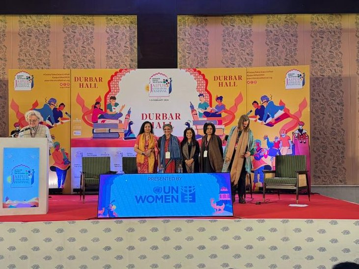 nupurgarg_winpe's tweet photo. I'm immensely honored to have spoken at the Jaipur Literature Festival 2024, as part of the panel presented by @unwomenindia on the "Crafting Inclusive Narratives: The Power of Gender-Equal Language".
#jaipurliteraturefestival #genderedlanguage #grateful @JaipurLitFest https://t.co/85Q0daT6tY