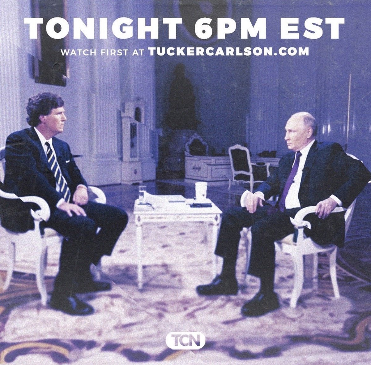 Интервью Такера Карлсона с Путиным выглядит как обложка  классного реп альбома
