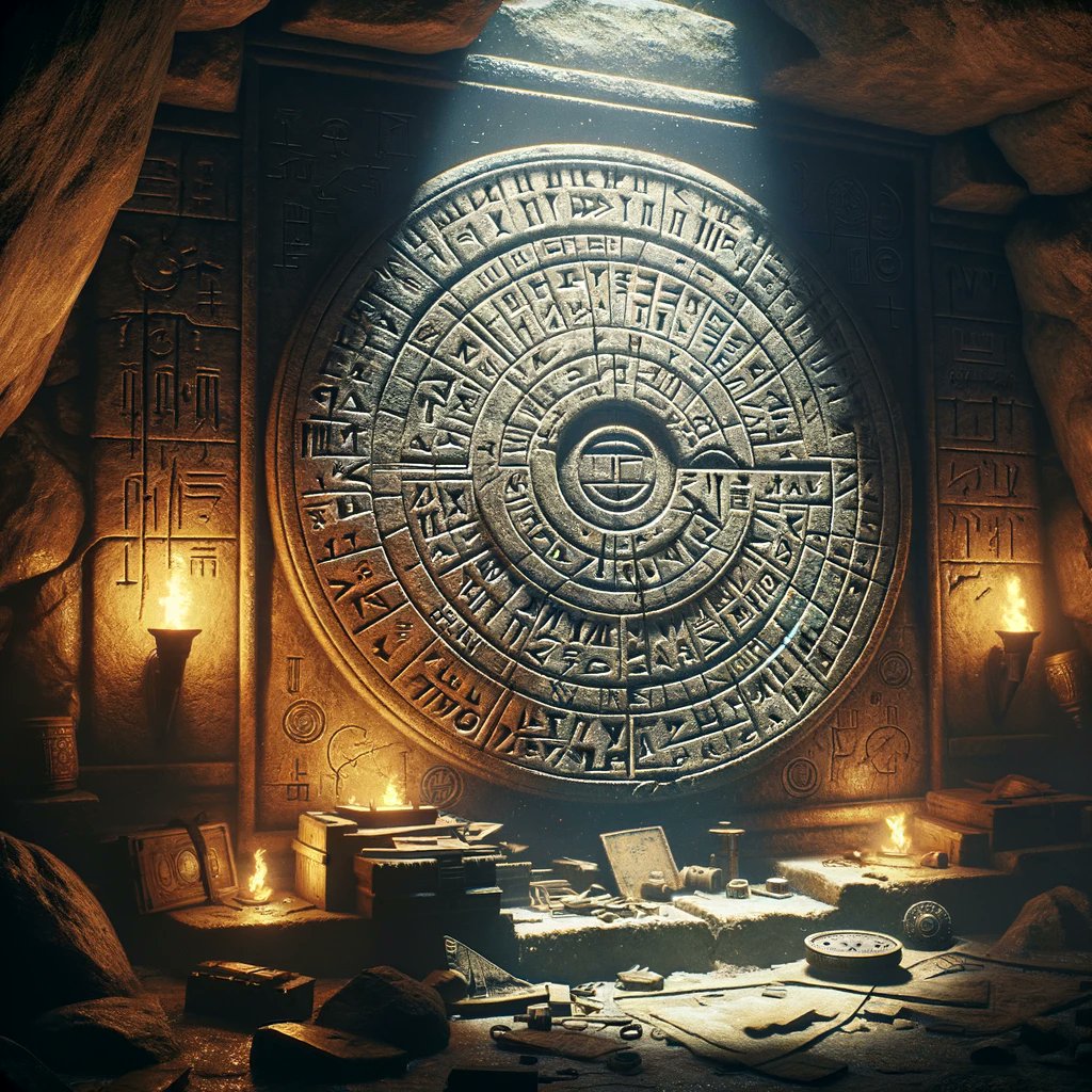 UberRandis's tweet photo. https://t.co/ti3euVQRxE

#AI, #AIart, #AncientCipher, #LostCivilization, #LinguistExplorer, #SecretsOfThePast, #CaveMysteries, #HistoricalPuzzle, #AncientLanguages, #ExplorationAdventure, #TimelessKnowledge, #CosmicMap, #SharedDiscovery, #BridgeBetweenAges

Echoes of the Cipher: Unveiling the Ancient Map

In the shadow of an ancient mountain, hidden from the eyes of the common world, lay a cave forgotten by time. Its entrance, cloaked by vines and the whispers of the old forest, had deterred many, but not Elian. A linguist by trade and an explorer at heart, Elian was drawn to the mysteries of ancient civilizations and their lost languages. When rumors of a cipher carved into the heart of the mountain reached him, they ignited an insatiable curiosity.

With torch in hand and determination in his step, Elian ventured into the cavern's maw. The air inside was cool and heavy with the scent of earth and history. Deeper into the cave, he found it—a wall covered in intricate carvings, symbols that danced and twisted in the torchlight, their meanings elusive and profound.

Elian approached the wall, tracing the symbols with a gentle finger. They were unlike any script he had encountered in his studies or travels. Around the cipher, the cave held other secrets: artifacts and relics strewn about, each a piece of the puzzle that was this lost civilization.

The cipher was a gatekeeper, a guardian of knowledge that had perhaps been deemed too sacred or too dangerous for the outside world. Elian spent hours, then days, in the company of the ancient script, taking notes, making sketches, and pondering its possible meanings.

One evening, as the sun dipped below the horizon and the cave darkened to the rhythm of the encroaching night, Elian had a breakthrough. The symbols, he realized, were not just a language but a map—a guide to understanding the cosmos as seen by the civilization that had crafted them. They spoke of stars and seasons, of time and eternity, woven into a narrative that bridged the earth and the sky.

Armed with this knowledge, Elian understood that the cipher was not meant to be deciphered in solitude. It was a call to share, to connect with others and piece together the wisdom of the ancients. He left the cave, the torchlight fading behind him, carrying the promise of returning with others who could help unlock the full meaning of the cipher.

The story of Elian and the ancient cipher spread, attracting scholars, historians, and linguists from across the world. Together, they unraveled the secrets of the cave, each discovery a testament to the enduring quest for knowledge and understanding. The cipher, once a solitary guardian of the past, became a beacon of collective exploration, bridging the gap between the ancient and the modern.

In the heart of the mountain, the cave and its cipher stood as a reminder that some mysteries were not meant to be solved alone. They were invitations to journey together, to learn from the whispers of history and the silent stories etched in stone.