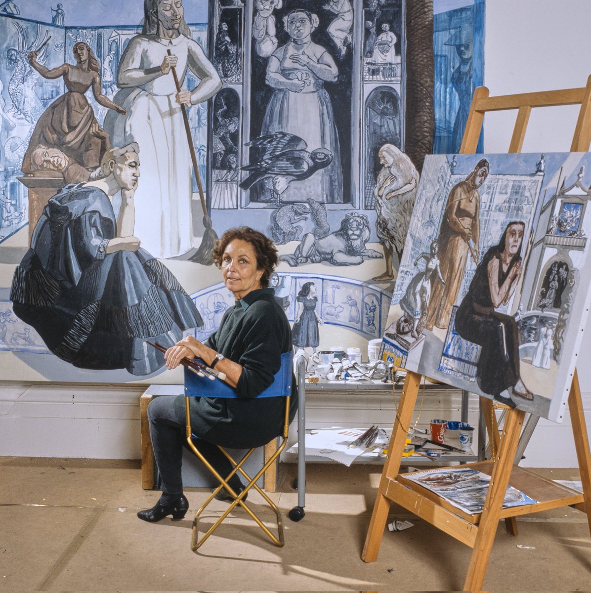 womensart1's tweet photo. "Art is the only place you can do what you like. That's freedom" - 

Portuguese artist Paula Rego
#FridayFeeling https://t.co/CRwrWH1nlA