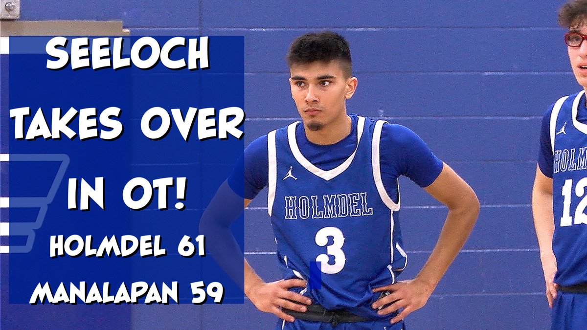 Holmdel trailed for most of the game but found a way as Nick Seeloch stepped up in OT to get the Hornets a date with CBA this Saturday in the SCT Round of 8.

📽️Watch the highlights of Holmdel's 61-59 win over Manalapan⬇️
jerseysportszone.com/watch-thursday…