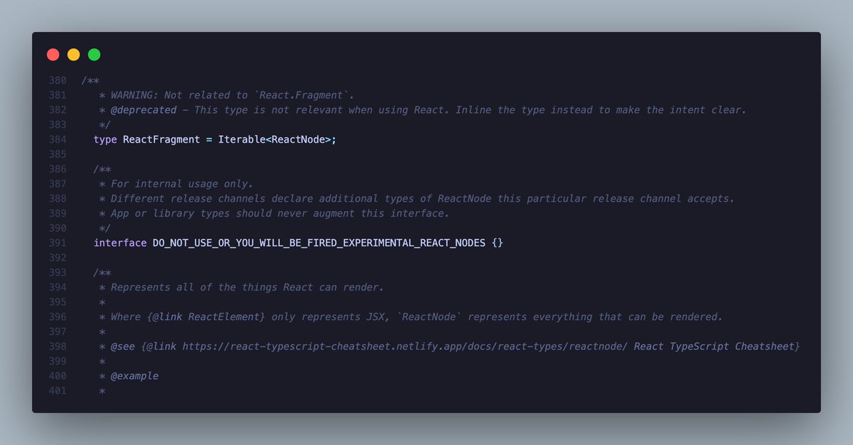 grayhatpk's tweet photo. Was coding and almost got fired. phew
(from the React library) https://t.co/7mzhEw4cZ1