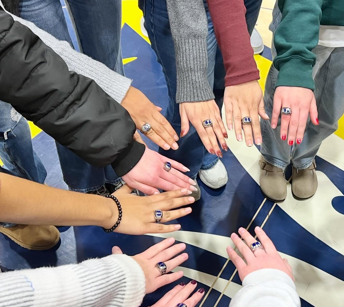 AthleticsNusd's tweet photo. Honoring the @IHSTigerSports Girls Golf Section Champs at halftime of the Girls Basketball game!! ๐๐ฝ๐๐๐ฝโฆ Rings presented & a special Certificate of Recognition from Councilmember Lisa Kaplan #waytogotigers #historymade #congratsCoachFong!! https://t.co/O79a2oFdGt