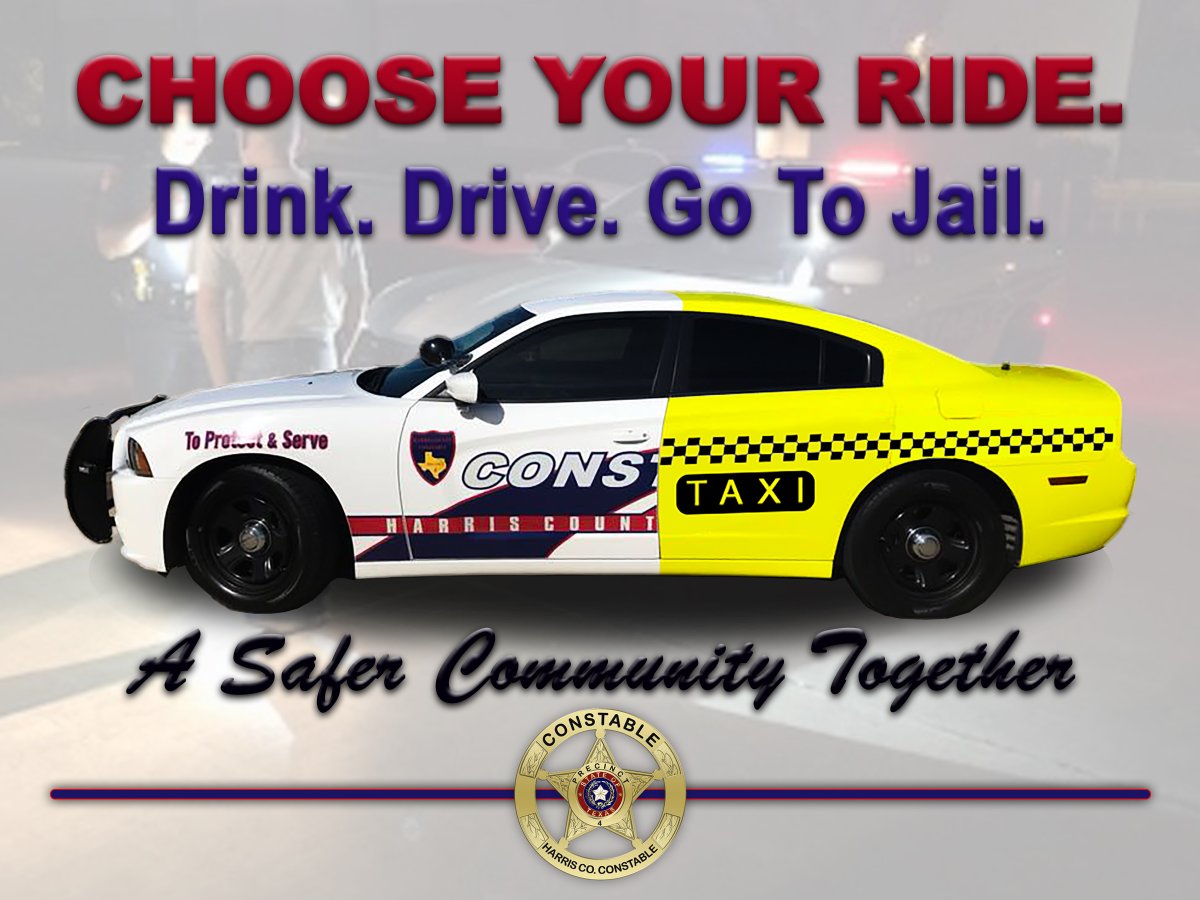 Precinct 4 has zero tolerance for Driving While Intoxicated. Constables are on the lookout for impaired drivers. Harris County leads the NATION in DWI-related deaths. If you observe any suspected drunk drivers call our dispatch or your local law enforcement. #nomorevictims