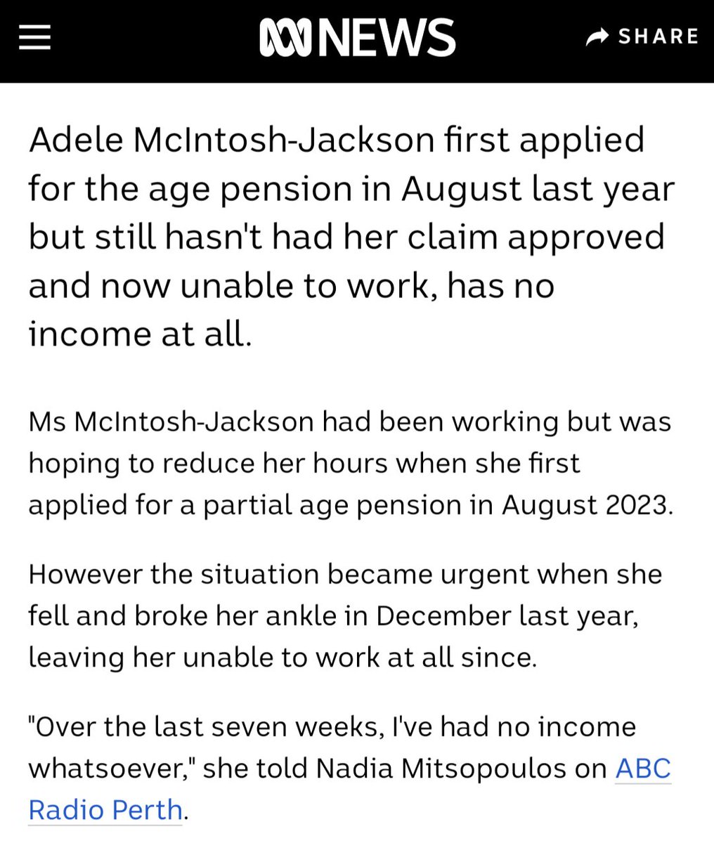 This is so horrible, &amp; it's what we're hearing from everyone trying to apply for Centrelink payments rn. Do your job and fix this, @billshortenmp abc.net.au/news/2024-02-0…