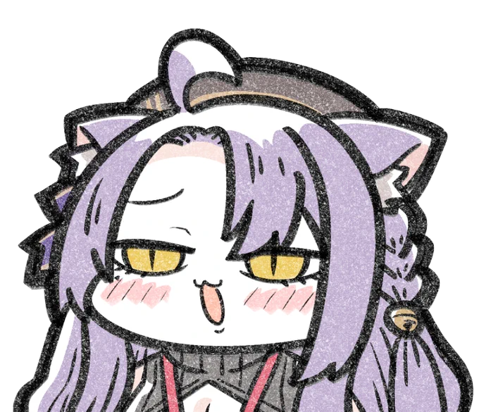 いろんな表情の二藍しぃあさんかいた #しぃあーと #いろんな表情のvtuberさん 