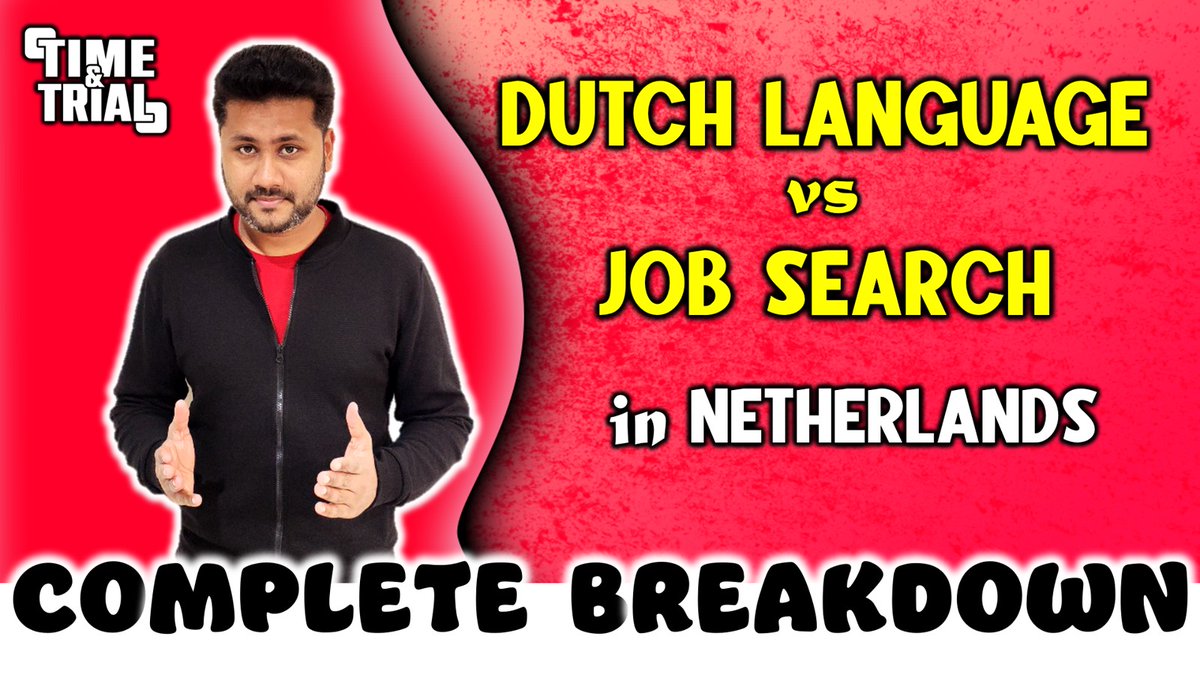 TimeandTrial's tweet photo. Is Dutch language a barrier in your job search in Netherlands. Tips to break this barrier. Complete breakdown in this video. Link 👇
#timeandtrial #netherlands #jobsearchtips #dutchlanguage 

https://t.co/63bZ2TAAh5 https://t.co/08R8kY1T1z