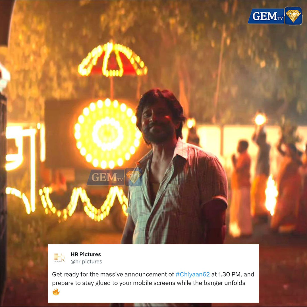 GemTv7's tweet photo. Chiyaan 62 படத்தின் அப்டேட் 🔥📷
#ChiyaanVikram #chiyaan62 #thangalaan #Dhanush #LalSalaamFDFS #AishwaryaRajinikanth #superstarrajinikanth #VishnuVishal #Vikranth #Thalaivar #KritiSanon #Lover #Manikandan #loverfdfs #LalSalaam #gemtv #chennai #EDMK #tamilnews #vidamuyarchi https://t.co/nJIyrBwP1O