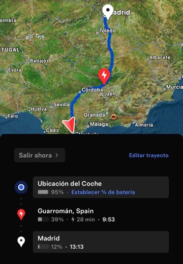 JoseClarosHevia's tweet image. Would be possible to establish during the plan of a target battery % on the arrival ? @tesla @aelluswamy @Tesla_AI #feedback #thanks #agileDevOps @elonmusk #tesla #TeslaApp @NotATeslaApp @Teslarati @teslaownersSV