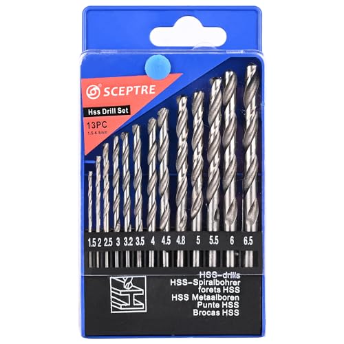 LatestOffers6's tweet image. 💖 Sceptre 13 Pcs HSS Drill Bit Set High Speed Twist Kit with Straight Shank for Wood Plastic Cast Iron Brass Aluminium Stainless Steel and Other Hard Materials (1.5-6.5mm) 💖 

Shop now 🛍️ at tinyurl.com/2bbr78qm

#BISS #DrillBitSets #Sceptre