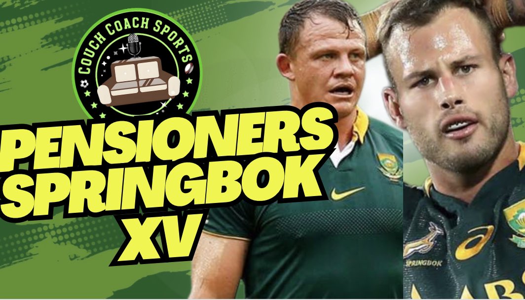 CouchCSports's tweet photo. WATCH NOW 👉 https://t.co/oMhPWlfoFW Pensioners Springboks Rugby XV! (34+ only) | 40 Year Old Makes The Squad?! | World Cup Winners?! 🇿🇦🔥 #Rugby #SouthAfrica #Springboks https://t.co/nVqeRQaVqp