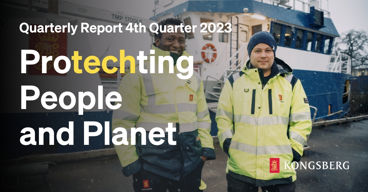 kongsbergasa's tweet photo. We achieved a milestone by surpassing NOK40 billion in revenue in 2023. We delivered growth, strong results, and solid order intake in 2023. The Group concluded the year with record-high order backlog. Read our #Q4 report here: https://t.co/wwQs1oqxxQ
#KONGSBERG #quarterlyreport https://t.co/a82HNbxjFQ