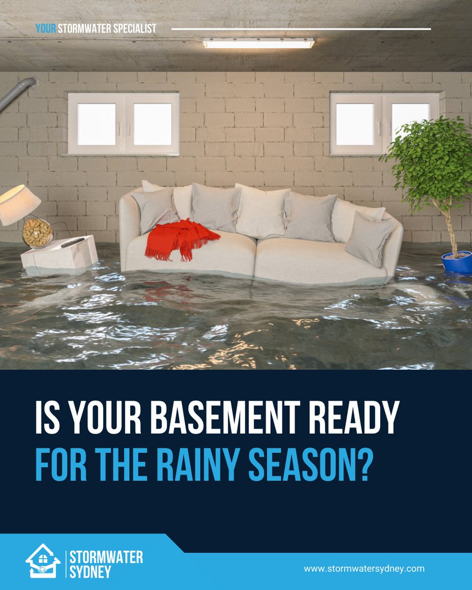 stormwatersyd's tweet image. 🏠🌊 Is your basement ready for the rainy season? Don&apos;t let water ingress catch you off guard! Our team at Stormwater Sydney can help protect your cellar and basement from unwanted moisture. Stay dry and secure! #BasementProtection #HomeSafety
