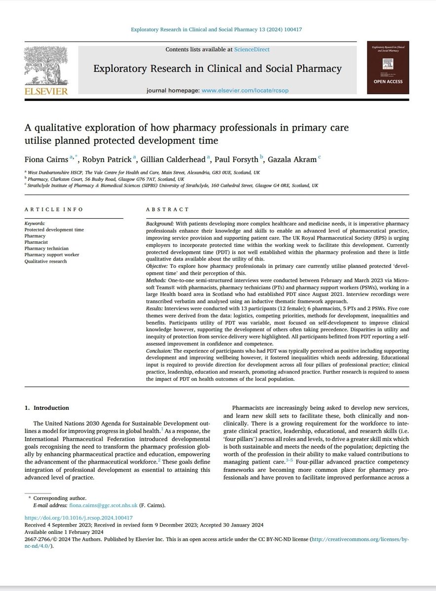 PharmacistHF's tweet photo. Final PDF now available 👇
@ERCSPjournal

#Pharmacy
#Pharmacists
#PharmacyTechnicians
#PSWs
#ProtectedDevelopmentTime https://t.co/KF7gEuZNkW