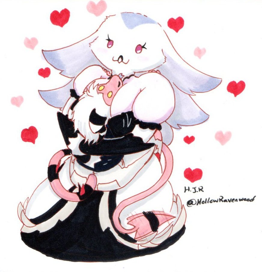 HollowRavenwood's tweet photo. 💖🐍❤🦢💖

#HelluvaBoss #HelluvaBossStriker #HelluvaBossStella #Strella https://t.co/28quMOOOd0