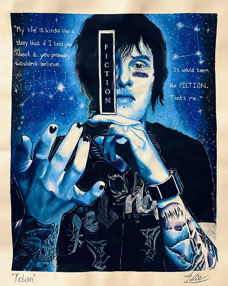 “Fiction”

A very VERY happy birthday to The Rev, who would be 43 today

After 44 hours of painting I’m very proud to present this

Rest In Peace, Jimmy

foREVer 🖤