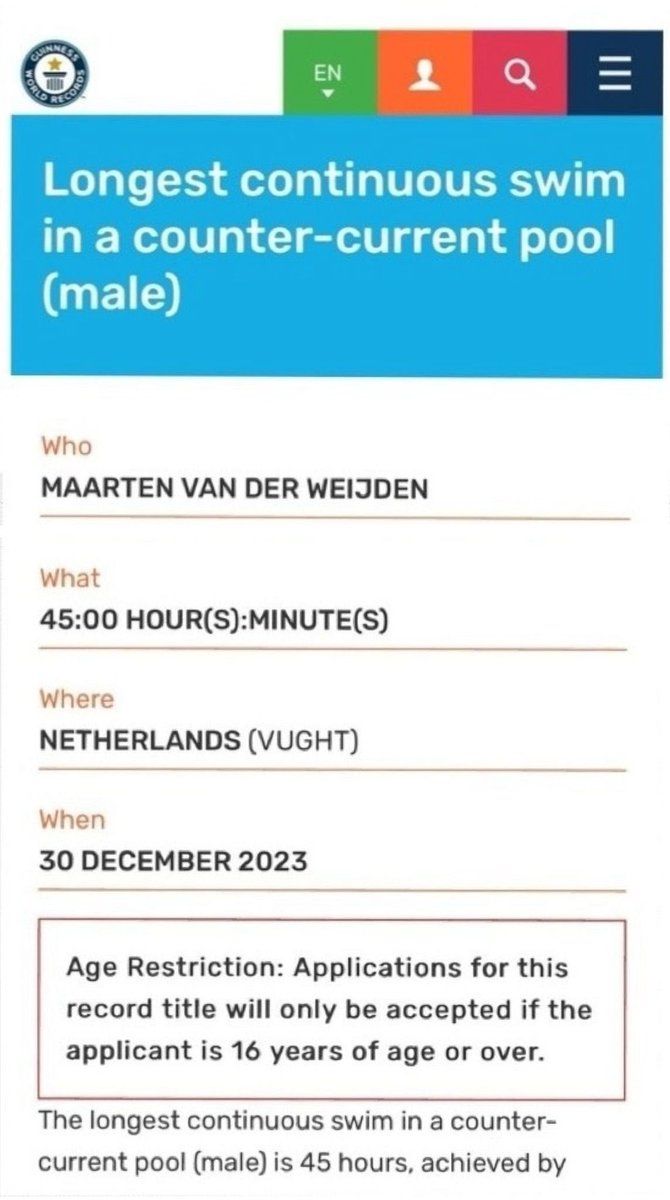 Eind december sloot ik het jaar af met 45 uur zwemmen. Om Sebastiaan te herdenken en stil te staan bij de 45 kankeronderzoeken die we als foundation hebben gefinancierd. En die 45 uur was ook nog eens een wereldrecord.. 

En dat record is nu officieel erkend door Guinness