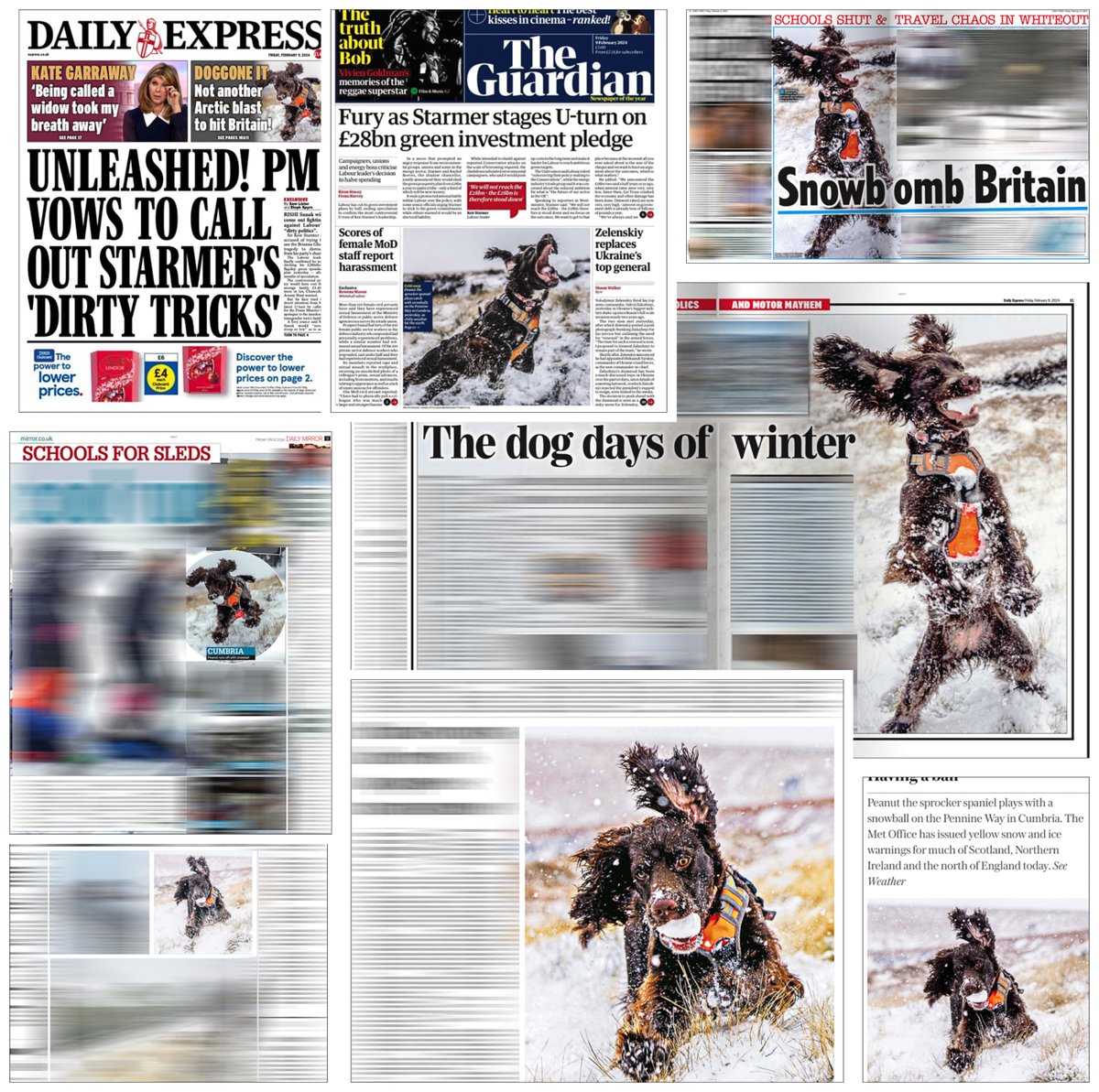 Well I wasn't expecting this, obviously her #Agent will be onto me this morning, lol, but Friday morning and the #Frontpages of the #DailyExpress and #TheGuardian and the #Inside #DailyTelegraph #Theexpress #TheStar #TheMirror #YorkshirePost #Online and in #Print