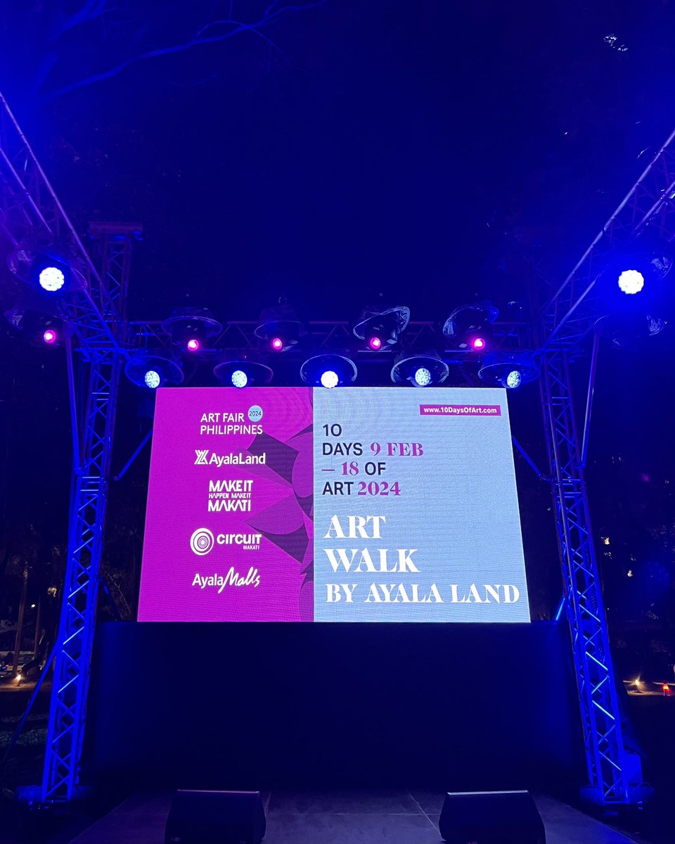 torlon_bush's tweet photo. 10 Days of Art: Art Walk by @AyalaLand Launch Party at Ayala Triangle Gardens 🎨💙🪩🌈

Experience the country’s first ever immersive walking art tour from February 9-18, 2024, Makatizens! 😍👣📍🗺️

#10DaysOfArtPH #ArtWalkByAyalaLand #MakeItHappen #MakeItMakati https://t.co/2kt4gqONON